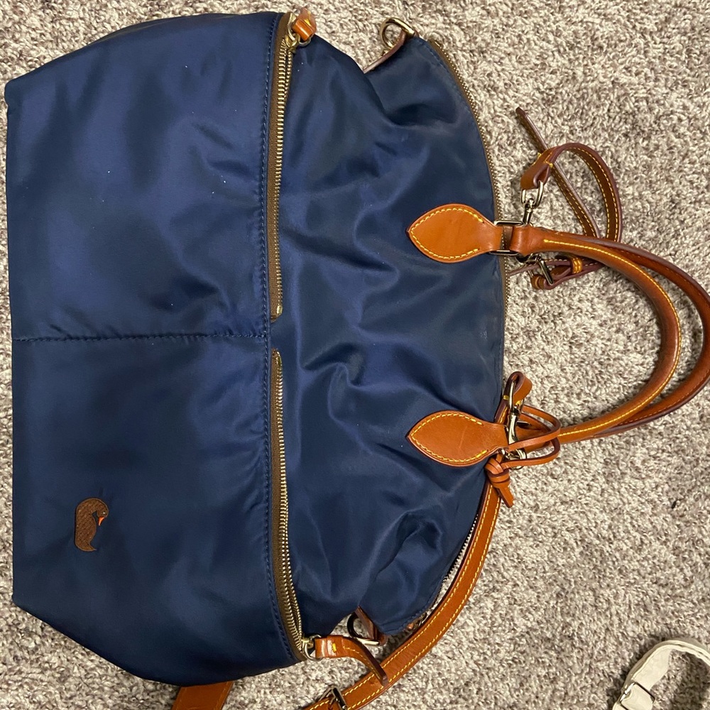 Dooney & Bourke nylon bag with leather straps